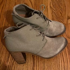 Suede Toms booties